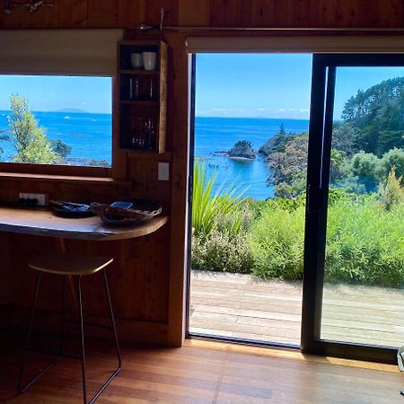 Kereru Cabin - Spectacular Seaviews, Rustic, Glamping Eco Adventure Palm Beach 外观 照片