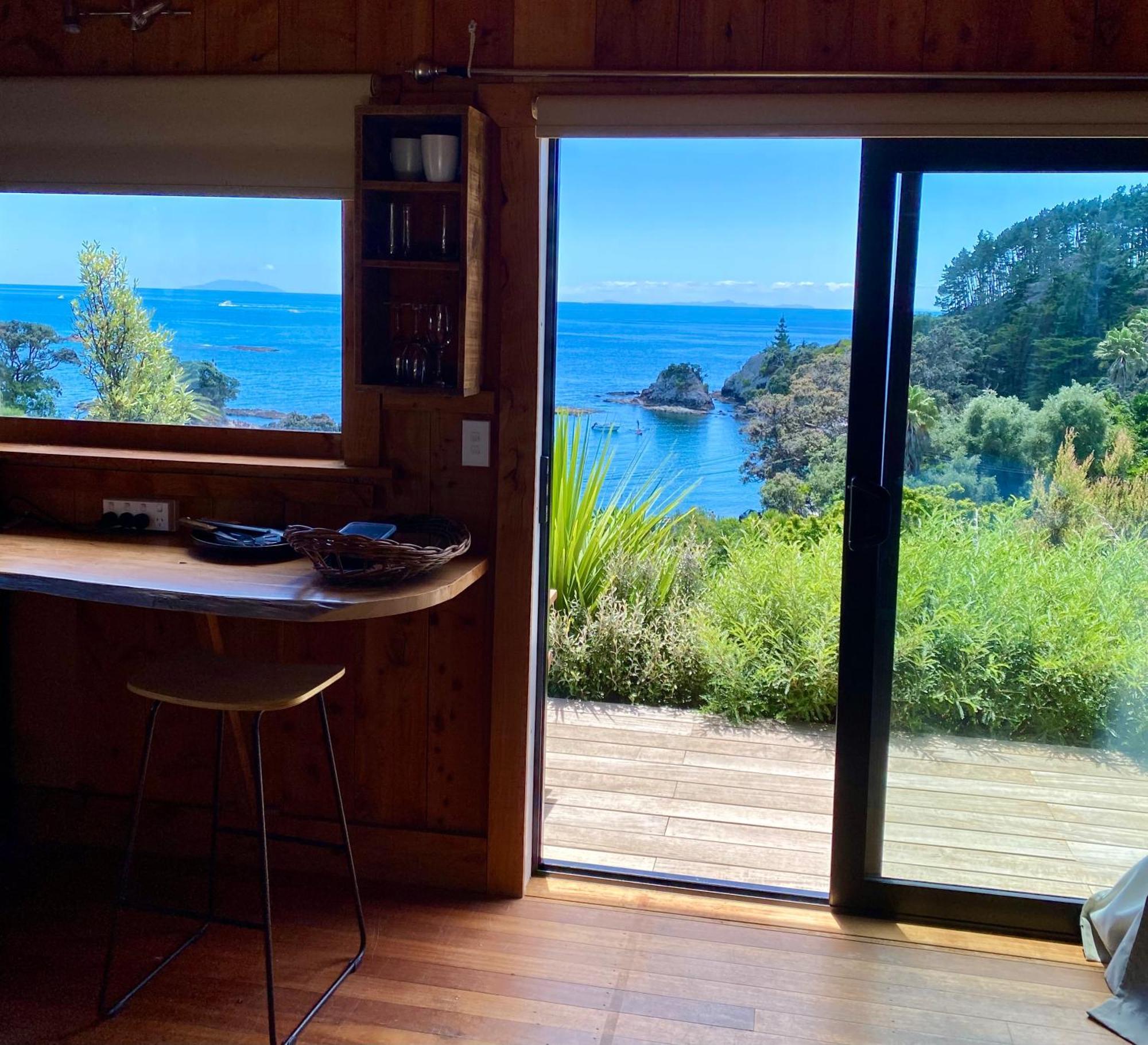 Kereru Cabin - Spectacular Seaviews, Rustic, Glamping Eco Adventure Palm Beach 外观 照片